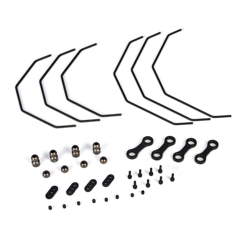 Losi Front & Rear Sway Bar Set w/Hardware (6) - Remote Control Toys - Horizon Hobbies, Inc.