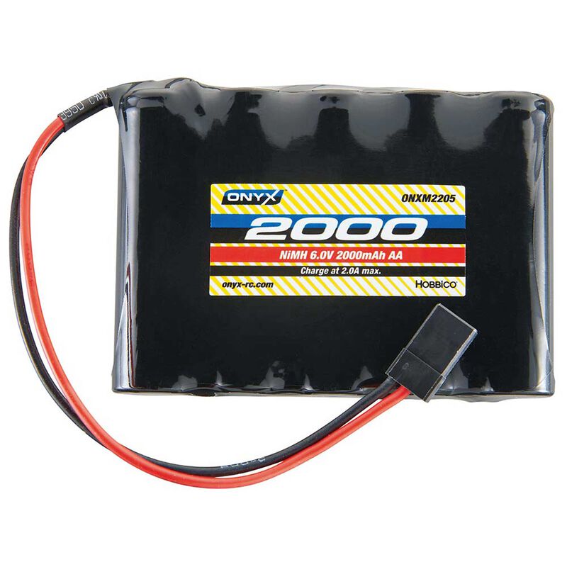 Onyx 5-Cell AA NiMH Flat Receiver Battery (6.0V/2000mAh) - Remote Control Toys - Horizon Hobbies, Inc.