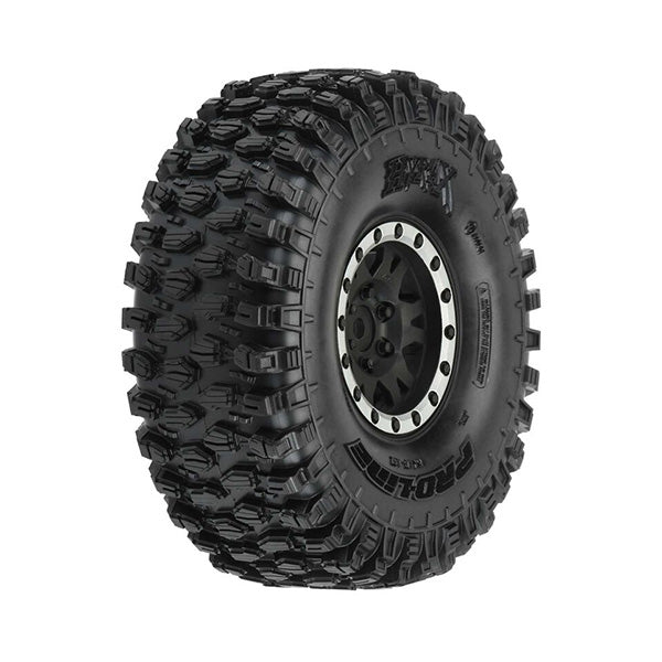 Pro-Line 1/10 Hyrax Predator F/R 1.9" Mounted 12mm Blk/Slvr Impulse (2) - Wheel/Tires - Horizon Hobbies, Inc.