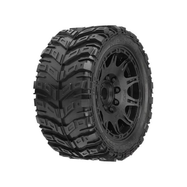 Pro-Line 1/6 Masher X HP Belted Pre-Mounted Monster Truck Tires (Black) (2) (M2) w/24mm Hex - Remote Control Toys - Horizon Hobbies, Inc.