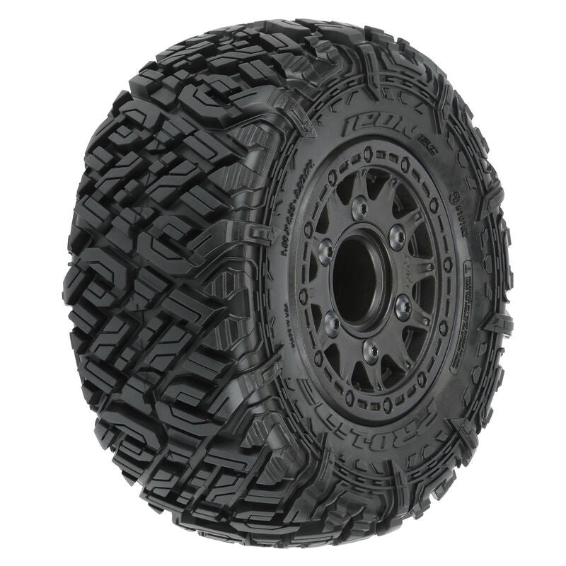 Pro-Line Icon SC Pre-Mounted Tires w/Raid Wheels (Black) (2) (M2) w/Removable 12mm Hex - Remote Control Toys - Horizon Hobbies, Inc.