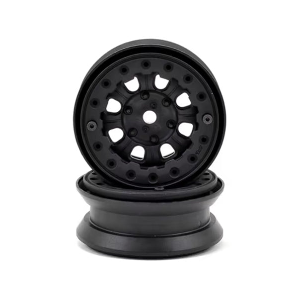 Pro-Line Denali 1.9" Bead Loc Rock Crawler Wheels (2) (Black/Black) - Remote Control Toys - Horizon Hobbies, Inc.