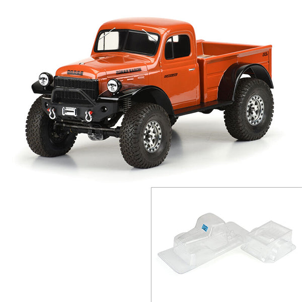 Pro-Line 1946 Dodge Power Wagon 12.3" Crawler Body (Clear) - Remote Control Toys - Horizon Hobbies, Inc.