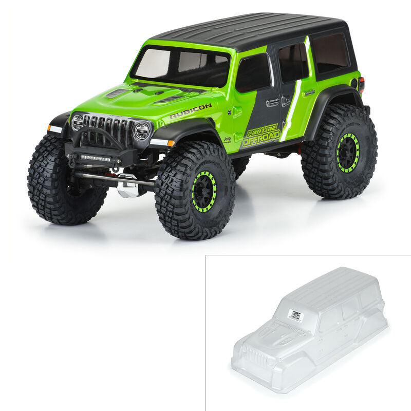 Pro-Line Jeep Wrangler JL Unlimited Rubicon 12.3" Crawler Body (Clear) - Remote Control Toys - Horizon Hobbies, Inc.