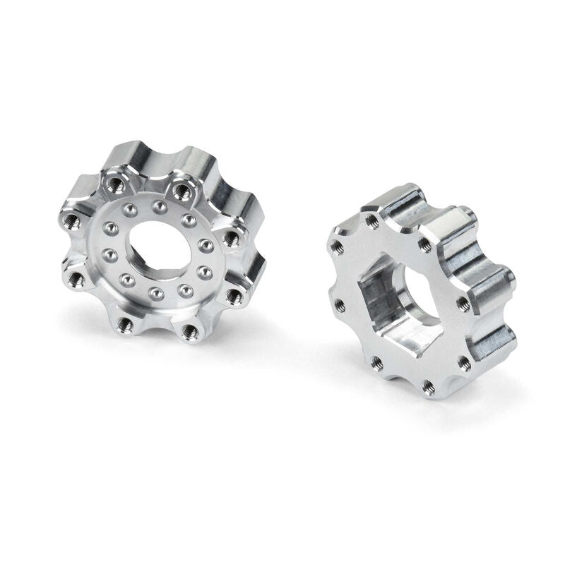 Pro-Line 8x32 to 17mm Zero Offset Aluminum Hex Adapters (2) - Accessories - Horizon Hobbies, Inc.