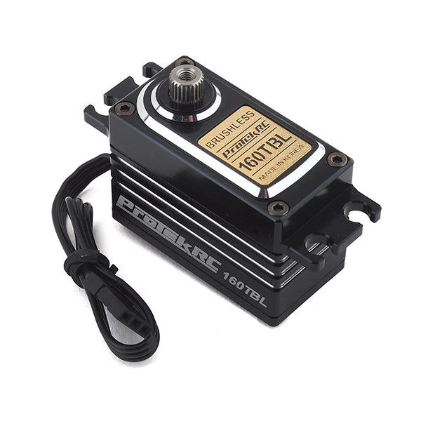 ProTek RC 160TBL "Black Label" Low Profile High Torque Brushless Servo (High Voltage/Metal Case) - Servo - AMain Distributing