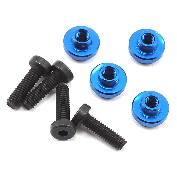 ProTek RC Aluminum Servo Mount Grommet (Blue) (4) - Accessory - AMain Distributing
