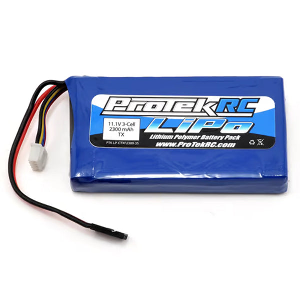 ProTek RC LiPo 3PK/M11 Car Transmitter Battery Pack (11.1V/2300mAh) - Remote Control Toys - AMain Distributing