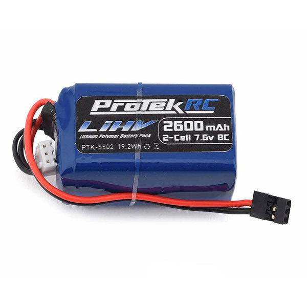 ProTek RC HV LiPo Hump Receiver Battery Pack (Kyosho/Tekno) (7.6V/2600mAh) (w/Balancer Plug) - Battery - AMain Distributing