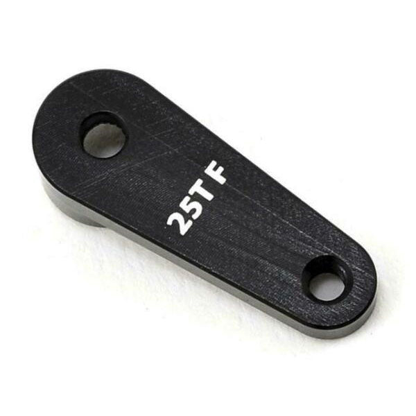 ProTek RC Aluminum Servo Horn (Black) (25T-Futaba/Orion/Savox/ProTek) - parts - AMain Distributing