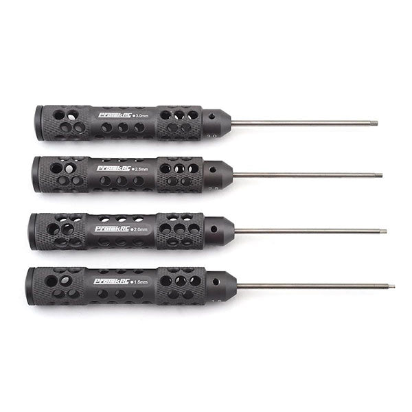 ProTek RC "TruTorque SL" Metric Hex Driver Set (4) (1.5mm, 2.0mm, 2.5mm, 3.0mm) - Tools - AMain Distributing