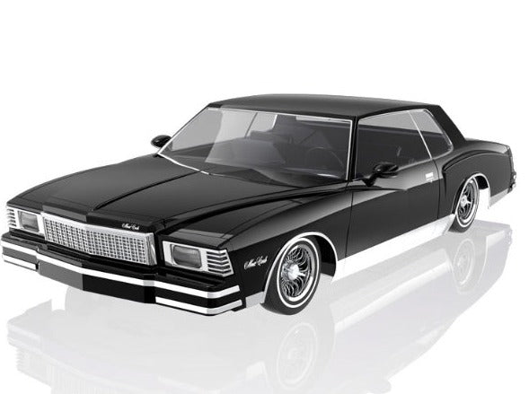 Redcat 1979 Chevrolet Monte Carlo 1/10 RTR Scale Hopping Lowrider (Black) w/2.4GHz Radio - RC Car - Redcat Racing