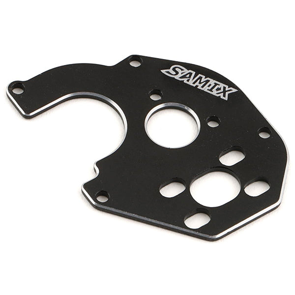 Samix SCX24 Aluminum 050 Motor Plate (Black) - Parts - AMain Distributing