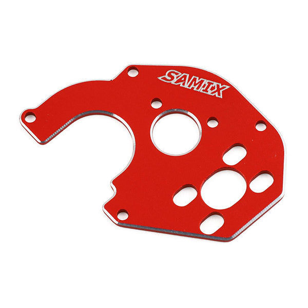 Samix SCX24 Aluminum 050 Motor Plate (Red) - Parts - AMain Distributing