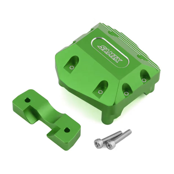 Samix SCX-6 Aluminum Differential Cover w/Tuning Weight (Green) - Accessories - AMain Distributing