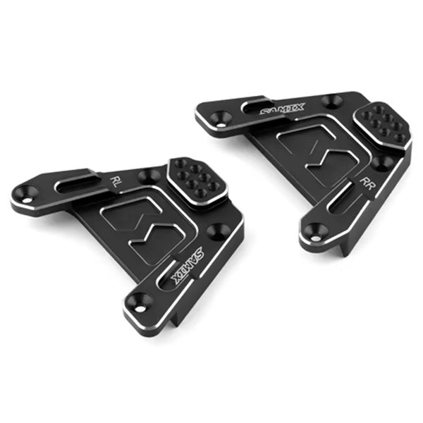 Samix SCX-6 Aluminum Rear Shock Plate (Black) - Parts - AMain Distributing