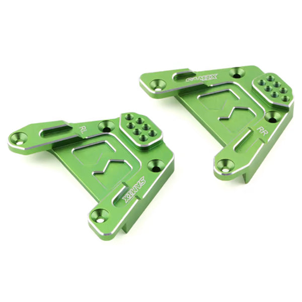 Samix SCX-6 Aluminum Rear Shock Plate (Green) - Parts - AMain Distributing