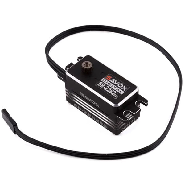 Savox SB-2262SG "High Torque" Low Profile Brushless Steel Gear Digital Servo (High Voltage) - Servo - HRP Distributing, Inc.