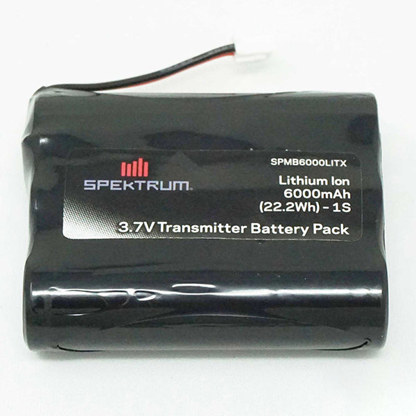 Spektrum RC 3.7V 6000mAh 1S Transmitter Battery: iX12/NX6/NX8 Tx Plug (XH-1S) - Remote Control Toys - Horizon Hobbies, Inc.