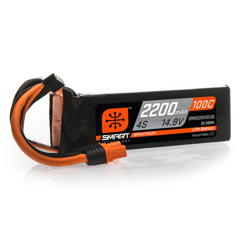 Spektrum RC 3S Smart G2 LiPo 100C Battery Pack (11.1V/2200mAh) w/IC3 Connector - stpatty - Horizon Hobbies, Inc.