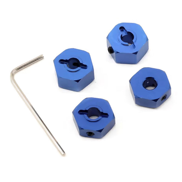 ST Racing Concepts 14mm Aluminum Wheel Hex (Blue) (4) - Parts - AMain Distributing