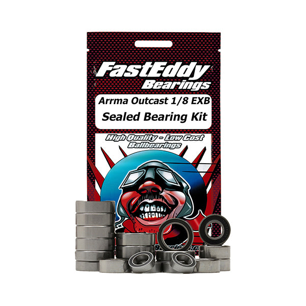 FastEddy Arrma Outcast 1/8 EXB Sealed Bearing Kit - Parts - Horizon Hobbies, Inc.