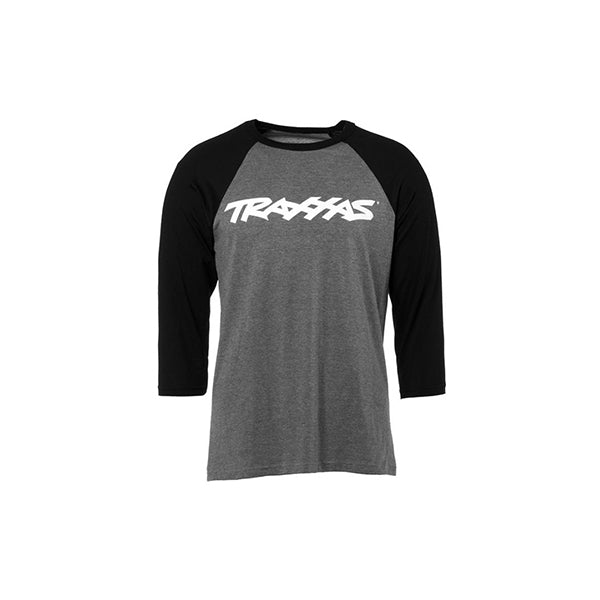 Traxxas Raglan Shirt Gray/Blk - - Traxxas