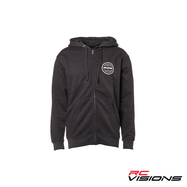 Traxxas Token Zip Hoodie Charcoal - - Traxxas
