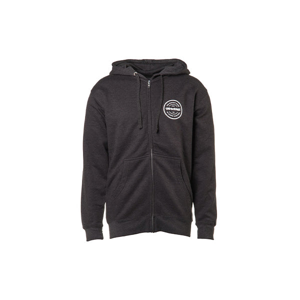 Traxxas Token Zip Hoodie Charcoal - - Traxxas