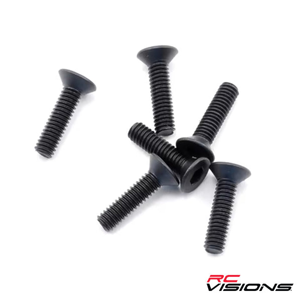 Traxxas 2.5x10mm Countersunk Machine Hex Screw (6) - Remote Control Toys - Traxxas