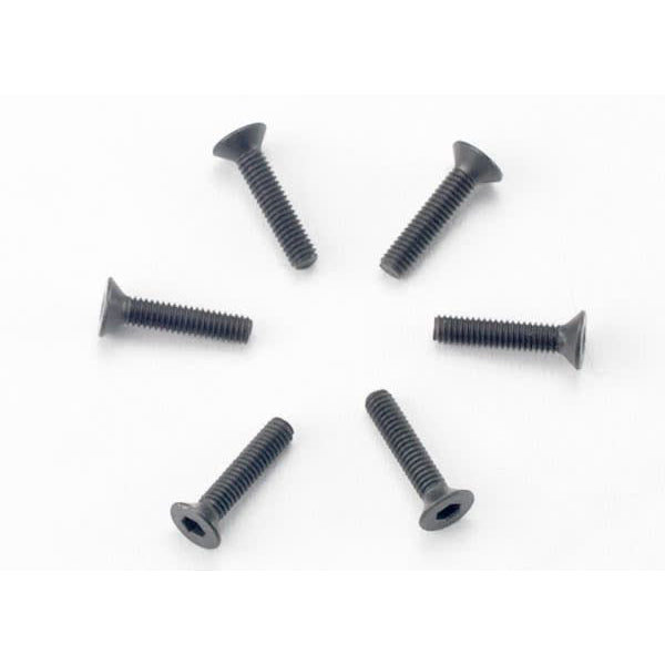 Traxxas 2.5x12mm Countersunk Machine Hex Screw (6) - Remote Control Toys - Traxxas
