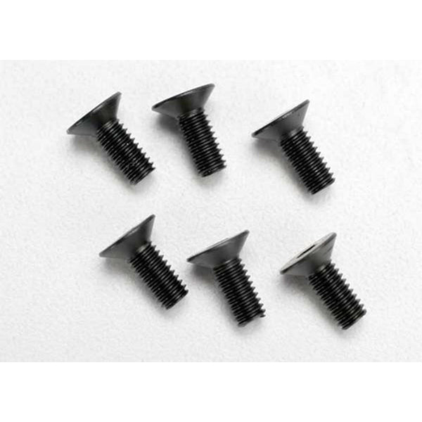 Traxxas 4x10mm Flat Head Screws (6) - Remote Control Toys - Traxxas