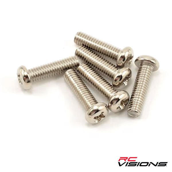 Traxxas 4x15mm Roundhead Machine Screws (6) - Remote Control Toys - Traxxas