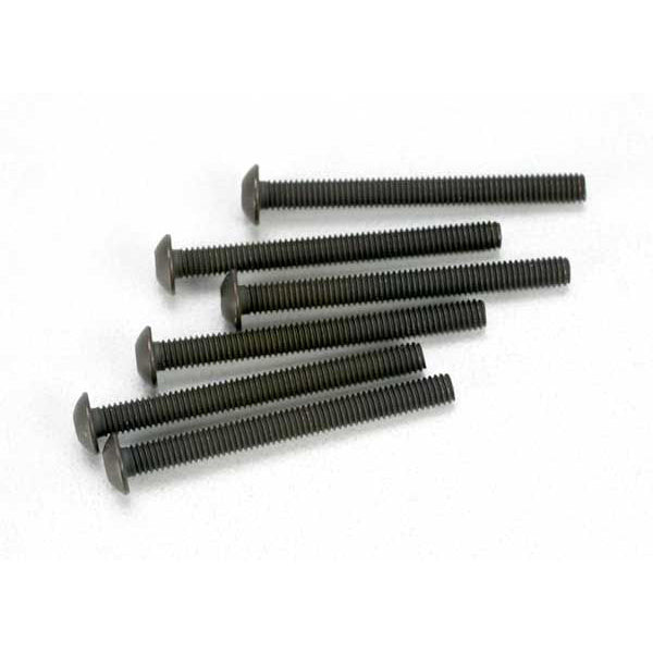 Traxxas 3x30mm Button Head Machine Screws (6) - Remote Control Toys - Traxxas