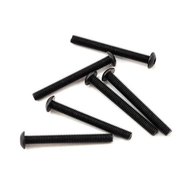 Traxxas 3x27mm Button Head Machine Hex Screws (6) - Remote Control Toys - Traxxas
