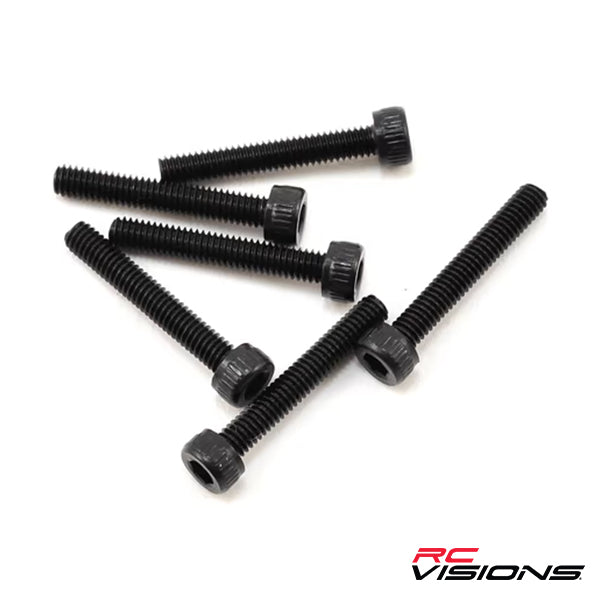 Traxxas 2.5x16mm Cap Head Machine Hex Screws (6) - Remote Control Toys - Traxxas