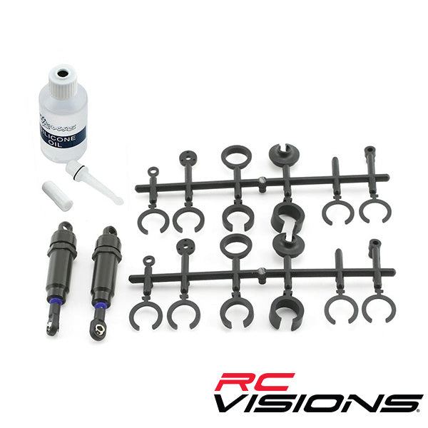 Traxxas Hard Anodized Teflon Coated Big Bore Front Shock Set (Long) (2) - Remote Control Toys - Traxxas