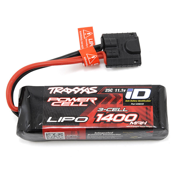 Traxxas 3S "Power Cell" 25C LiPo Battery w/iD Traxxas Connector (11.1V/1400mAh) - Remote Control Toys - Traxxas