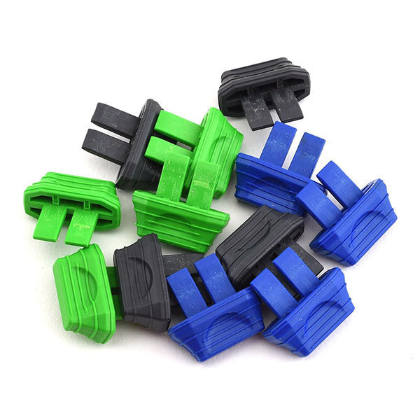 Traxxas Battery Plug Charge Indicator Set (Green x4, Blue x4, Grey x4) - Remote Control Toys - Traxxas
