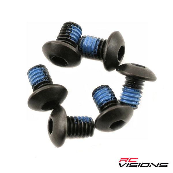 Traxxas 4x6mm Button Head Machine Screws (6) - Remote Control Toys - Traxxas