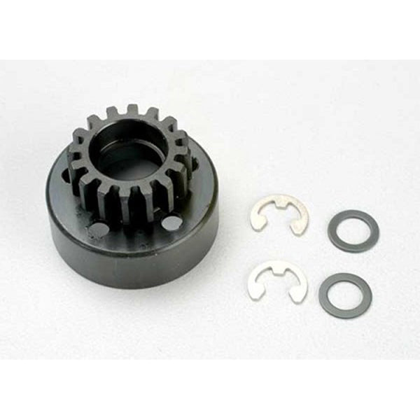 Traxxas Clutch bell (16T) 5x8x0.5mm fiber washer, 5mm e-clip (use 5x11x4mm bearing) - Remote Control Toys - Traxxas
