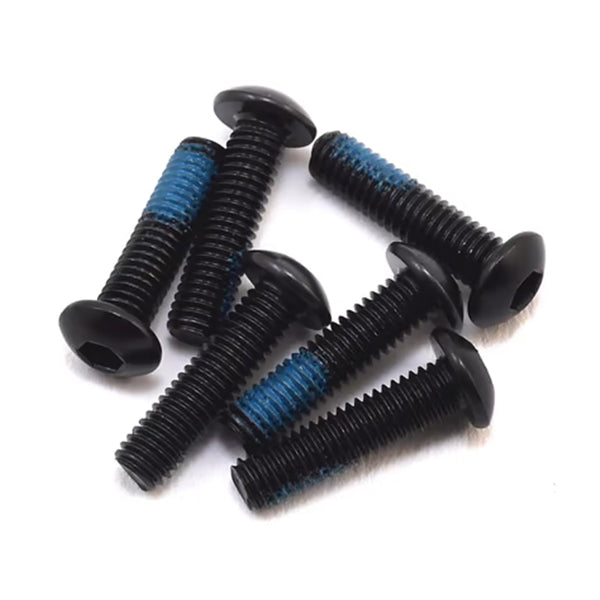 Traxxas 3x12mm Button Head Hex Screws w/Threadlock (6) - Part - Traxxas