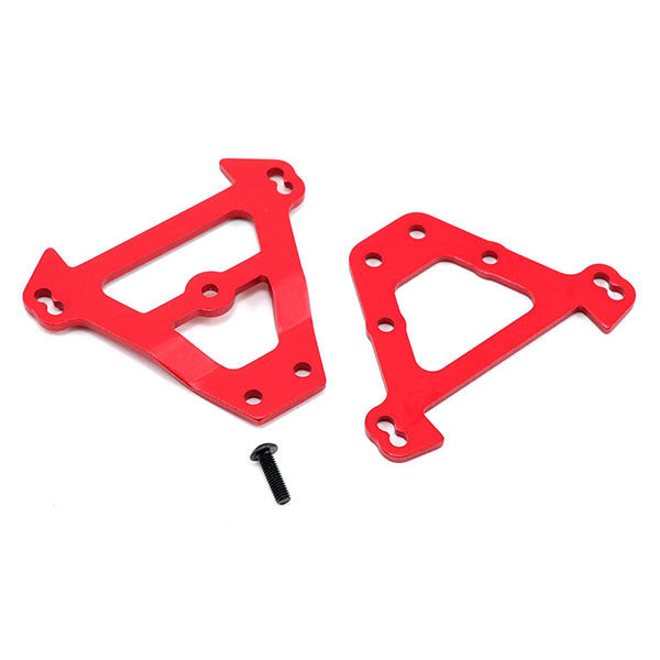 Traxxas Aluminum Bulkhead Tie Bars (Red) - Remote Control Toys - Traxxas