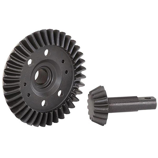 Traxxas Spiral Cut Differential Ring Gear & Pinion Gear Set (Front) - Remote Control Toys - Traxxas