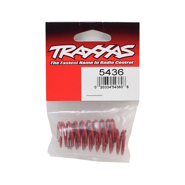 Traxxas GTR Shock Spring (Red) (2) (2.9 Rate White) - Remote Control Toys - Traxxas