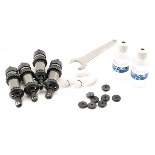 Traxxas Hard Anodized Teflon Coated GTR Shocks (4) - Parts - Traxxas