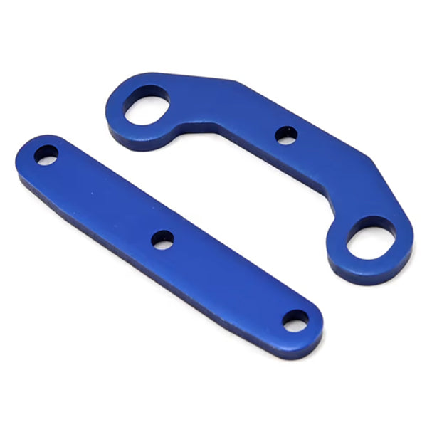 Traxxas Aluminum Front & Rear Bulkhead Tie Bar Set (Blue) - Parts - Traxxas