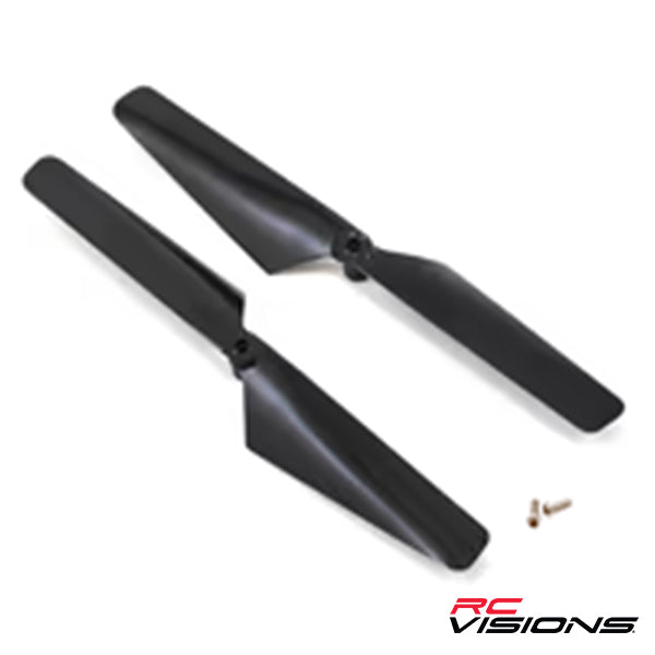 Traxxas LaTrax Alias Rotor Blade Set (Black) - Remote Control Toys - Traxxas