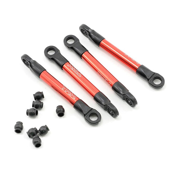 Traxxas Aluminum Push Rod Set (Red) (4) - Remote Control Toys - Traxxas