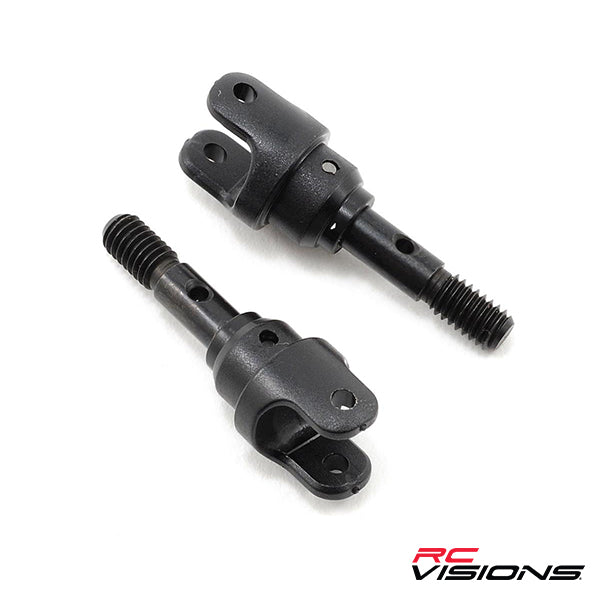 Traxxas Assembled Steel Stub Axle w/Yokes (2) - Remote Control Toys - Traxxas